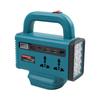 18V Battery Inverter LED Work Light Portable Power Station