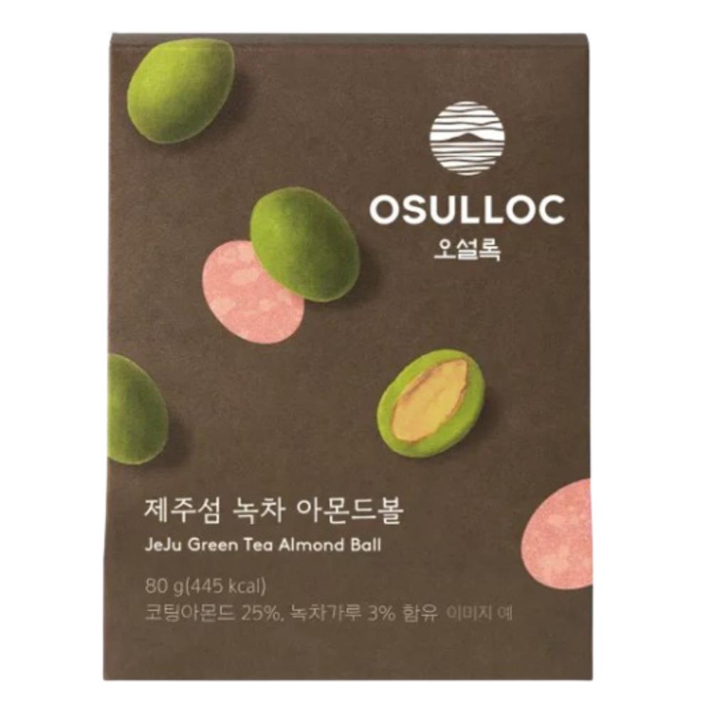 [OSULLOC] Jeju Green Tea Almond Ball 80g