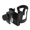 Stroller Cup Holder Multifunctional 360 Degree Rotation Design Stroller Cup Holder with Phone Holder Black