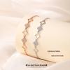 S925 Sterling Silver Lucky Four-Leaf Clover Bracelet in Mori Style - Simple, Elegant, Niche Hand Jewelry
