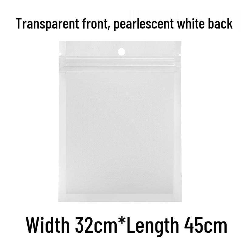 Pearlescent Yin & Yang Film Self-Sealing Bags for Jewelry Packaging