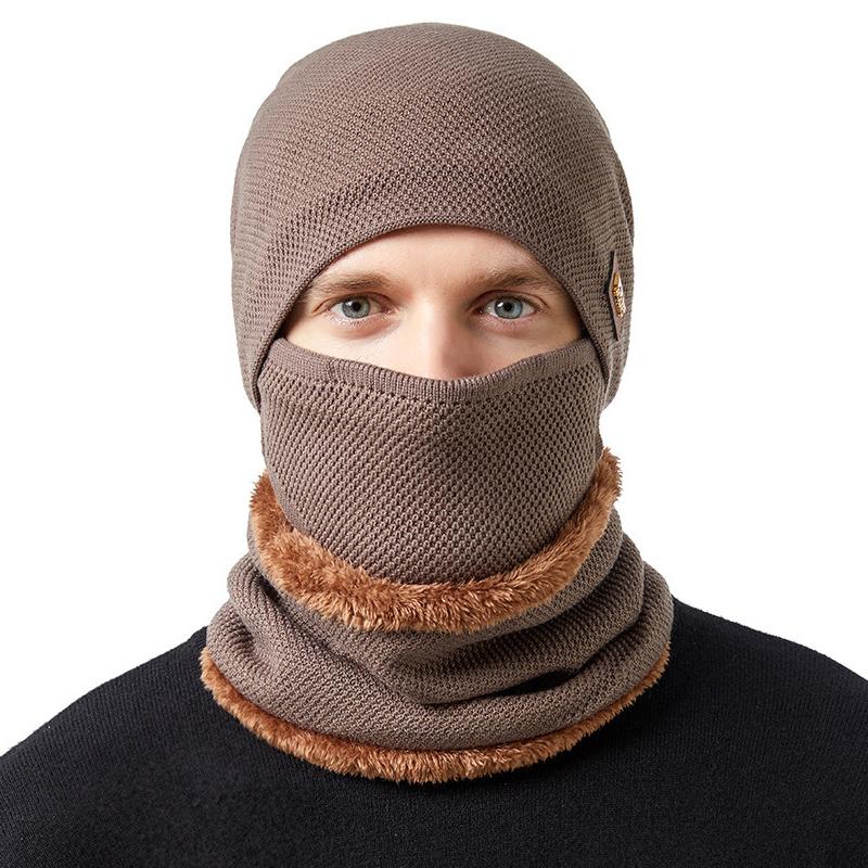 Парная вязаная шапка — фото 3