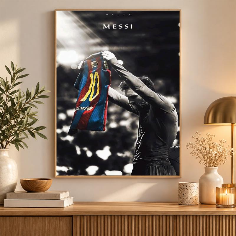 Kit Pittura Diamante Lionel Messi 5D Trapano Completo Fai da Te Mosaico di Diamanti Arte Murale Decorazione per la Casa