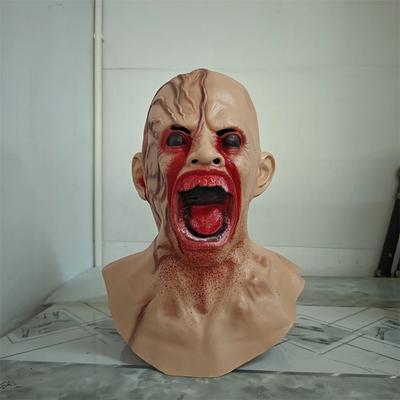 High Quality Latex Horror Infected Zombie Masks Realistic Unisex Halloween Props Haunted House Prop