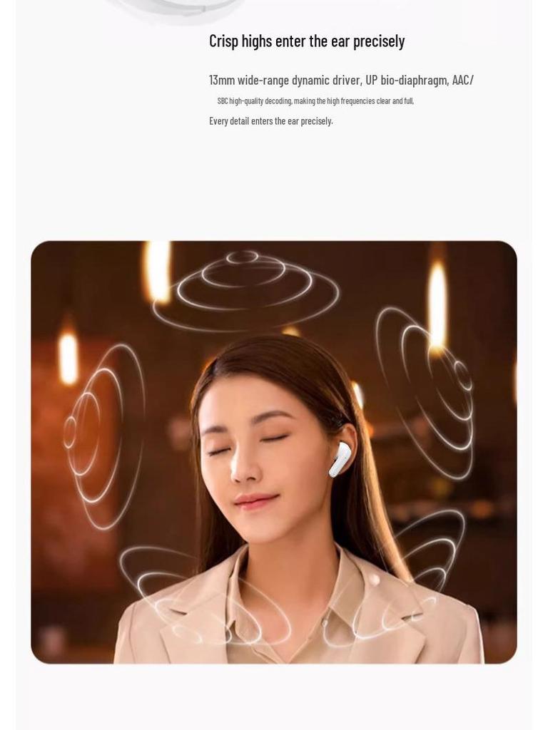 2025 True Wireless Noise-Cancelling In-Ear Bluetooth Earbuds with Ultra-Long Battery Life for Running, Sports, and Gaming
