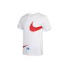 T Shirts Men's White Crew Neck Moderate Straight Fit DD3350-100