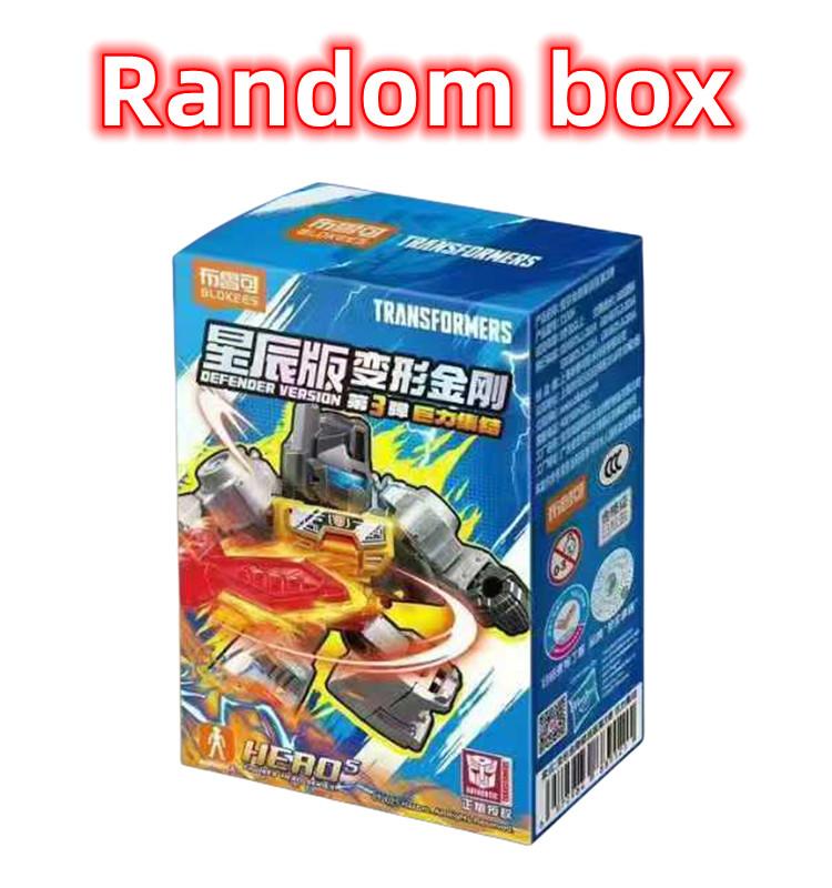 Non-Toxic Original Transformer Blind Box Toys Defender Version 1 2 3 Optimus Prime Starscream Bumblebee Building Blocks Action Figure
