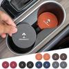 Car Coaster Water Cup Holder Anti-Slip Pad Suede Accessories For Renault Megane 2 3 4 Twingo Clio Talisman Captur Trafic Kwid S444