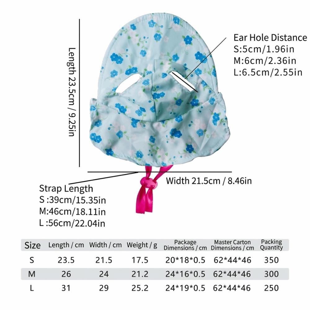 

Cute Dog Hat Ear Holes Pet Headwear Easy Wear Cat Hat Pet Dress Up S синий
