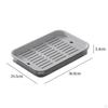 Drain Board Serving Tray Dish Large Multiuse Kitchen Organizer Tea Set for