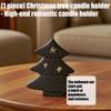 Metal Christmas Tree Tealight Candle Stand Holiday Tabletop Centerpieces Votive Candleholder Holiday Festives Decoration