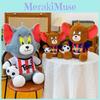 Tom und Jerry Plüschtierpuppe mit weichem kurzem Plüsch für Kinder und Jugendliche