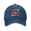 Valentines Day Hearts Leopard Coquette Bow Casual Baseball Cap For Men Women Hip Hop Hats y2k Funny Hot Sale Baseball Caps