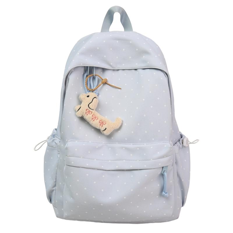 Point Print Student Schoolbag Women's Backpack