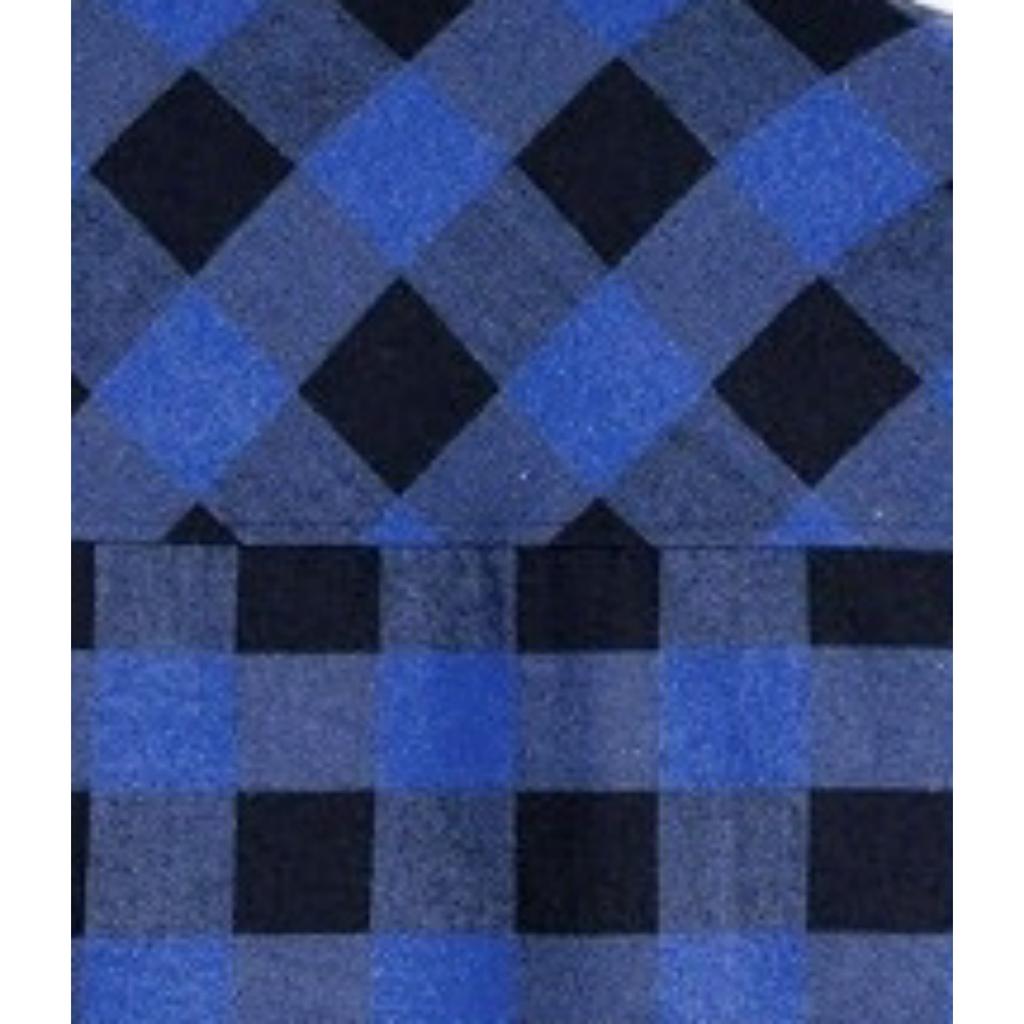 Camicia a quadri senza maniche con bottoni da uomo, vestibilità classica, camicia in flanella a quadri Buffalo con tasche sul petto e giromaniche a taglio vivo