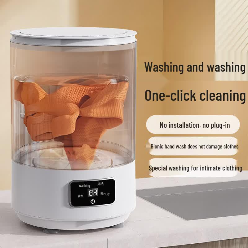 LISM 4L Portable Mini Automatic Washing Machine