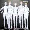 Korean Style Female White Plastic Mannequin for Clothing Display
