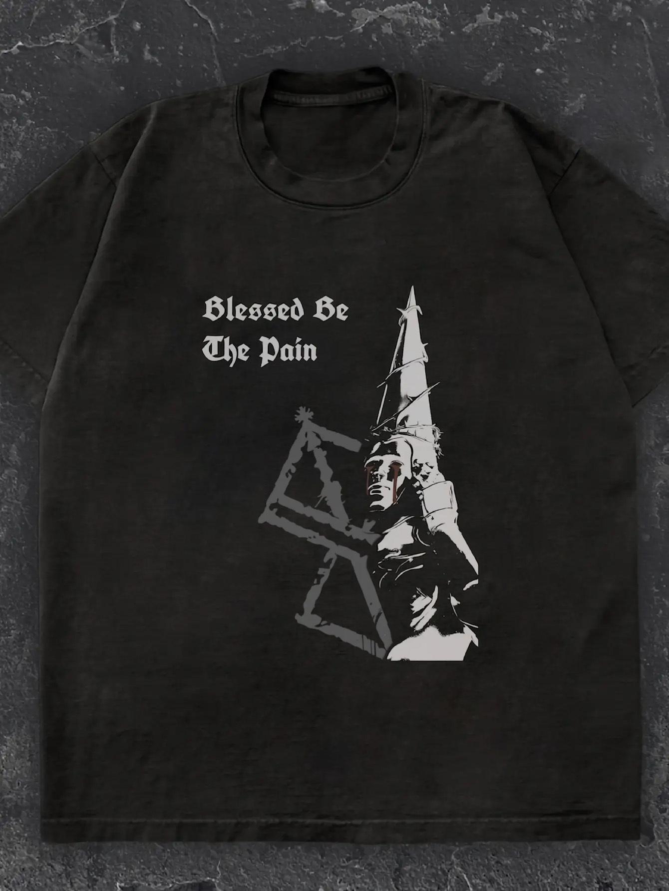 

A T-shirt Inspired By The Game Blasphemy Dark Horror Art Adult Game Tshirt Suitable for Daily Wear At Parties and Exhibiti... S разноцветный