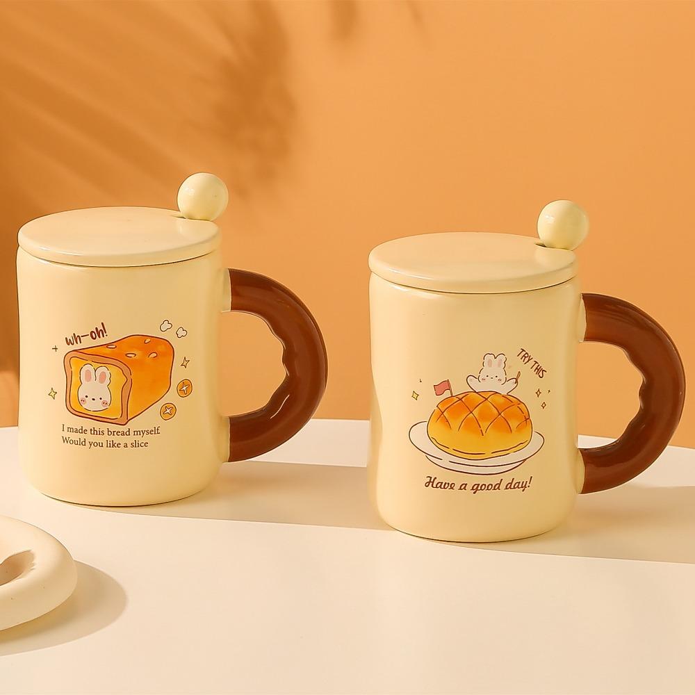 Milk Fufu Cute Rabbit Cup High Appearance Ceramic Cup Couple Cup Dormitory Drinking Water and Souvenirs