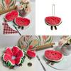 Cute Watermelon Plush Keychain With Pp Cotton Filling For Bag Decoration And Collectors