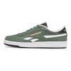 Reebok Club C Retro Color Block Cushioning Durable Low-Top Sneakers Unisex Sneakers Green White 100075032