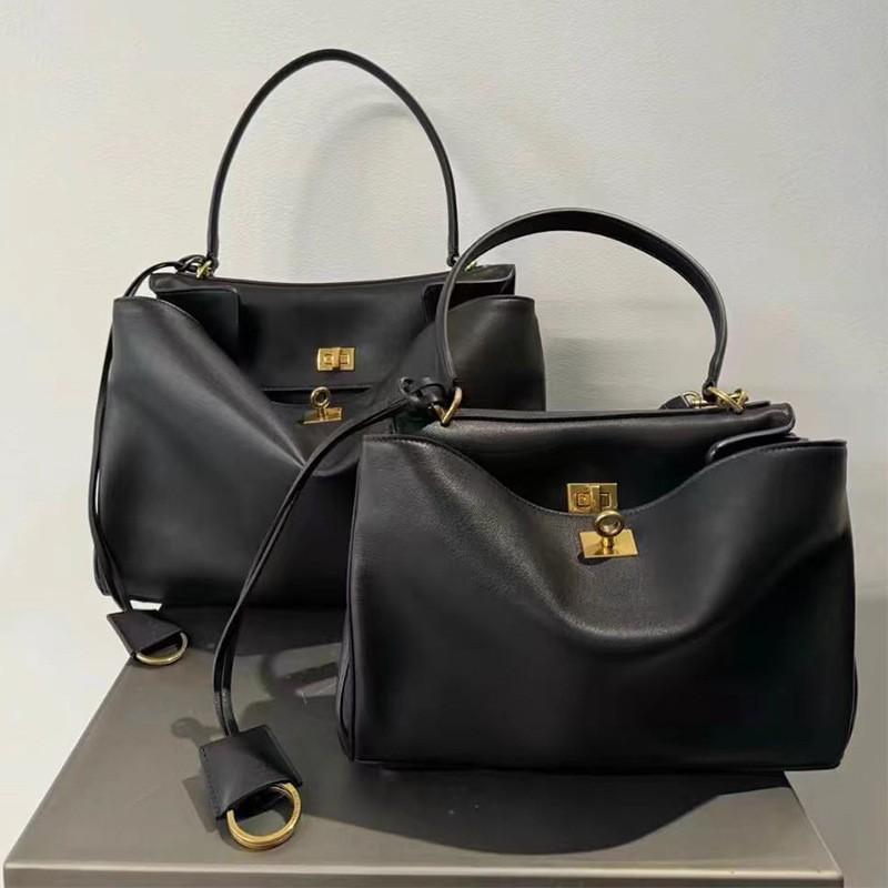 Womens Large Genuine Leather Tote Bag Crossbody Shoulder Rodeo Handbag Commute Work