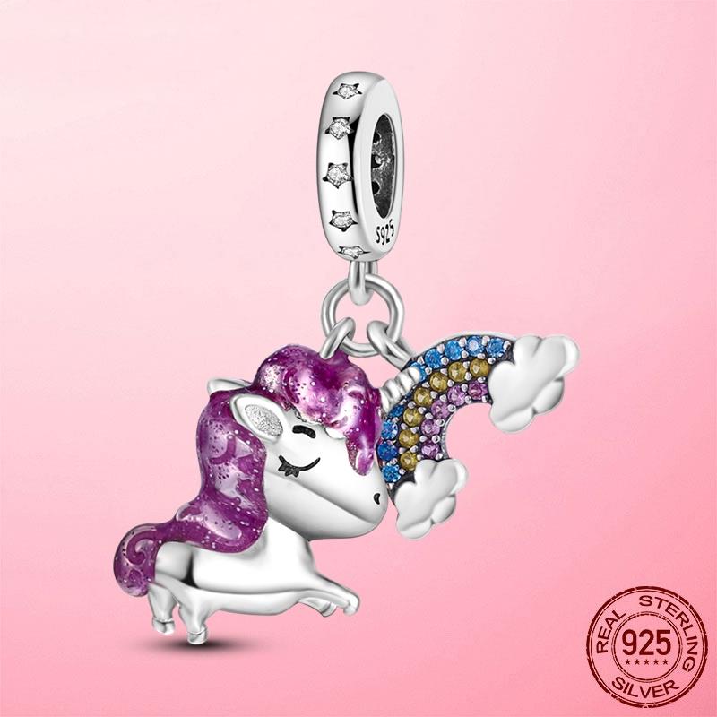 HOT SALE 925 Silver Sparkling Family Tree Dangle Charms Beads Fit Original Women Bracelet Pendant Necklace  Jewelry