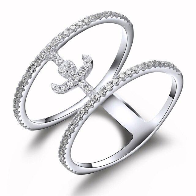 

Кольца из стерлингового серебра 925 пробы, кактусы, прозрачный циркон, милые кольца для девочек для женщин, подарки на день рождения, ювелирные изделия в европейском стиле 7