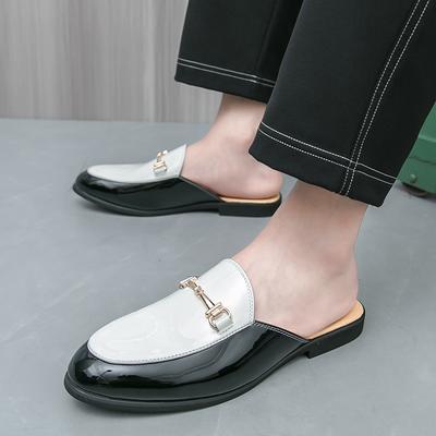 2025 New Men's Classic Mules Shoes Handmade Male Slipper Outdoor Summer Mens Slip On Shoes 2025 All-match Casual Flats