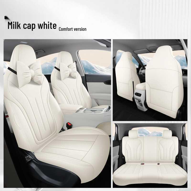 2026 Universal Leather Car Seat Cushion - All-Season Full Coverage for Geely Xingyuan