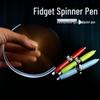 Multipurpose Light-Up Spinning Ballpoint Pen - Creative Metal Spinner for Stress Relief