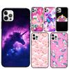 Pink Unicorn Rainbow Cute Phone Case For iPhone 14 15 16 Pro Max 12 13 Mini 11 Pro Max XR 15 16 Plus 16e Cover Coque