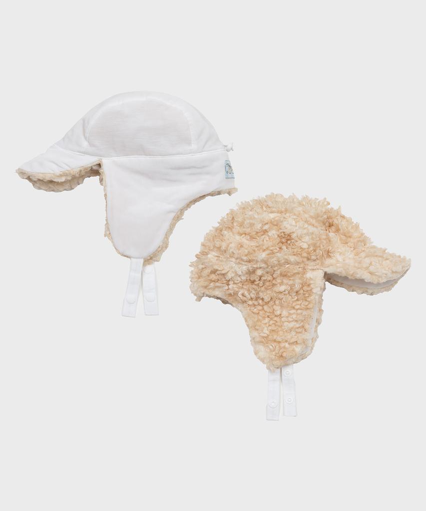 Likkeullou Rc Dori Two-Way Trooper Hat Ivory