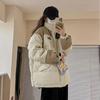 Herbst Winter Daunen Baumwolljacke Mantel Damen Stehkragen Parkas Locker Verdickend Studentinnen Koreanische Oberbekleidung