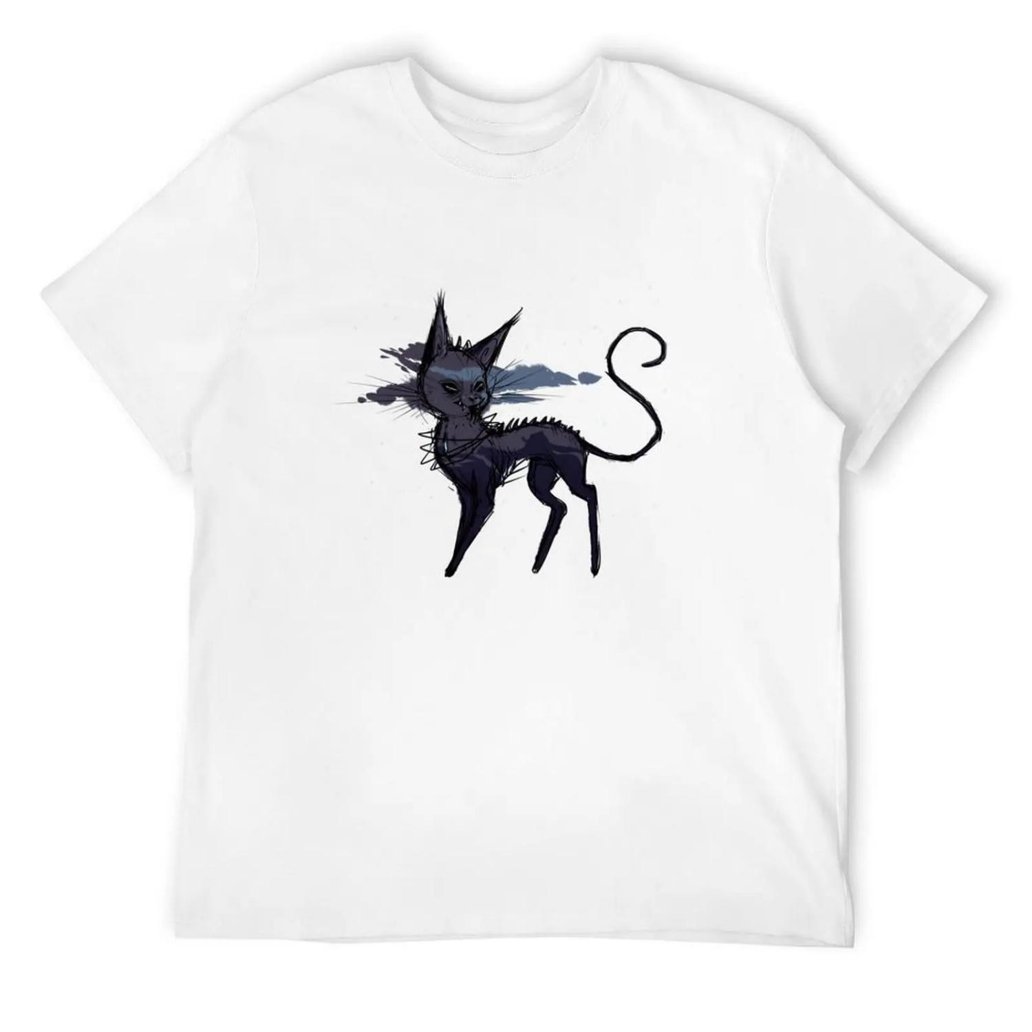 cat dragon T-Shirt affliction shirts graphic shirts funny shirt cotton summer top t shirts for men S