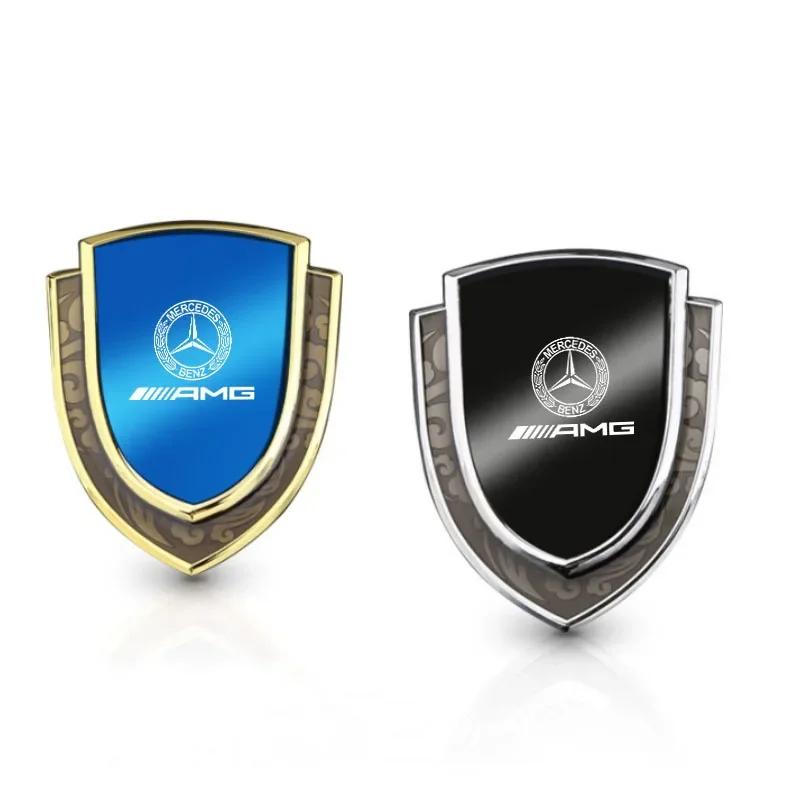 Naklejka Samochodowa Dla Mercedes Benz Stop Metalu Naklejki Samochodowe Emblematy Naklejki Emblemat na Boczne Szyby Akcesoria dla Mercedes Benz AMG GLC W20