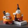 Resin Tiger Fruit Snack Tray High-end Animal Small Sculpture Living Room Bookcase Ornaments Home Decoration Gift