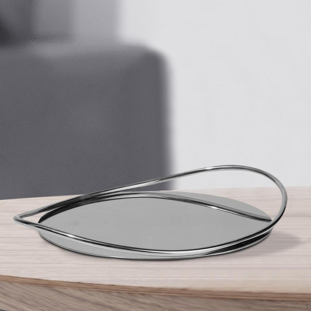 Dinnerware Serving Tray with Handles, Teapot And Cup Organizer, Ideal for Living Room