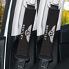 Suede Car Spine Headrest Neck Pillow Seat Belt Protect Shoulder Pad for New Bentley Flying Spur Continental GT Bentayga Mulsanne TH4