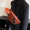 Luxury Women's Leather Bags Solid Leather Chest Bag Women's Bag