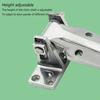 Practical Reversible Rise Hinges for Commercial Coolers Door with Spring Assisted Lift and Zinc Alloy Construction