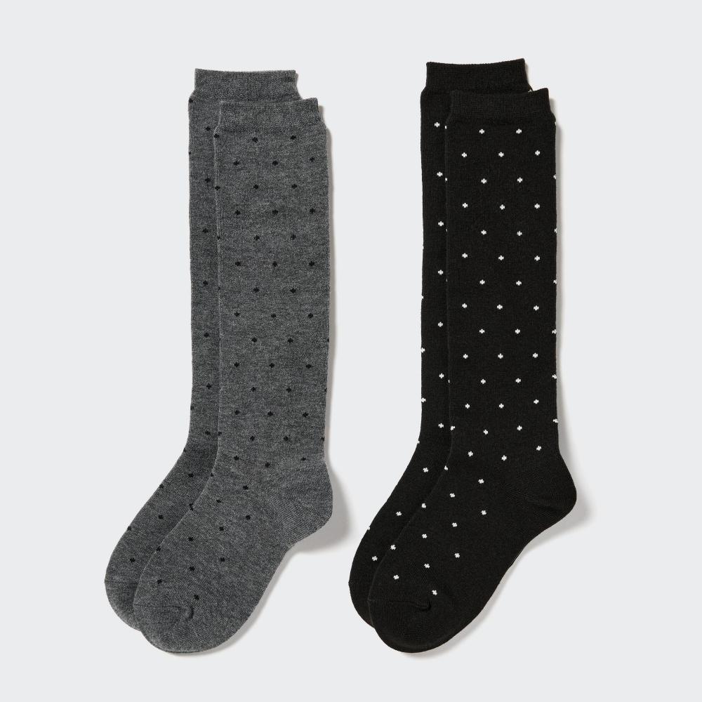 

Высокие носки UNIQLO JAPAN GIRLS HEATTECH (2 пары)