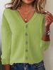 Women's Knitted Cardigan: Spring-Summer Long Sleeve Sweater, Plus Size Autumn Outerwear