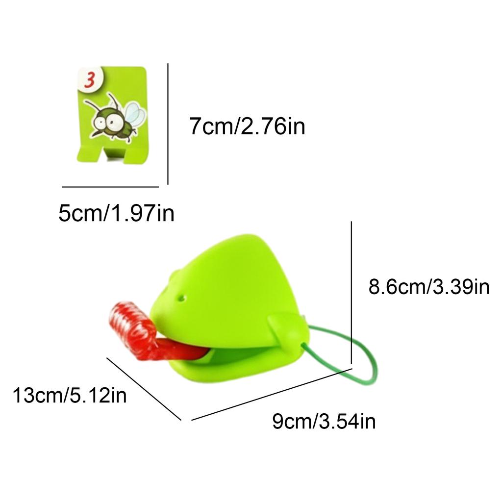 Board Games for Children Family Party Toys Frog Mask Wagging Tongue Lick Cards Antistress Funny Desktop Puzzle Game Toys