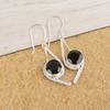 Black Onyx Gemstone 925 Sterling Silver Handmade Customized Earrings 2.00" For Valentine Gift EE-53-18