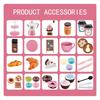 Afternoon Tea Toy Kit Gifts Pretend Playing Ideal For Boys and Girls Kids Playing House Toy Simulation Coffee Machine Cake Table Snack