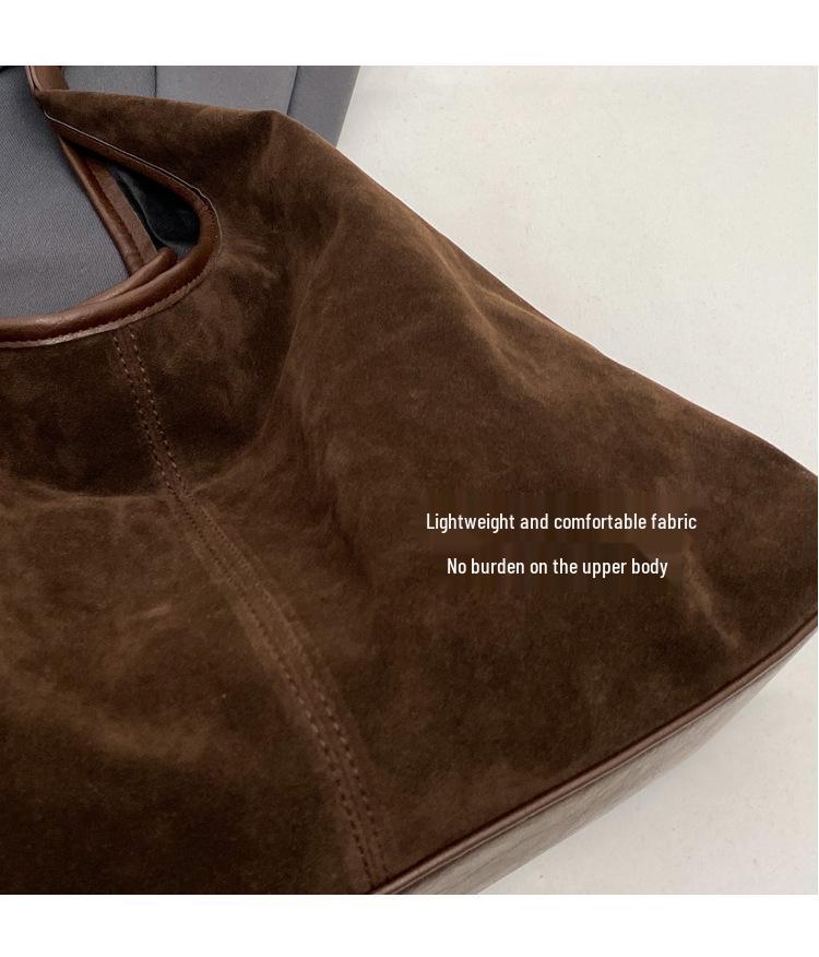 Geantă Tote de Umăr Retro Mată de Mare Capacitate pentru Femei - Moda Toamnă 2023