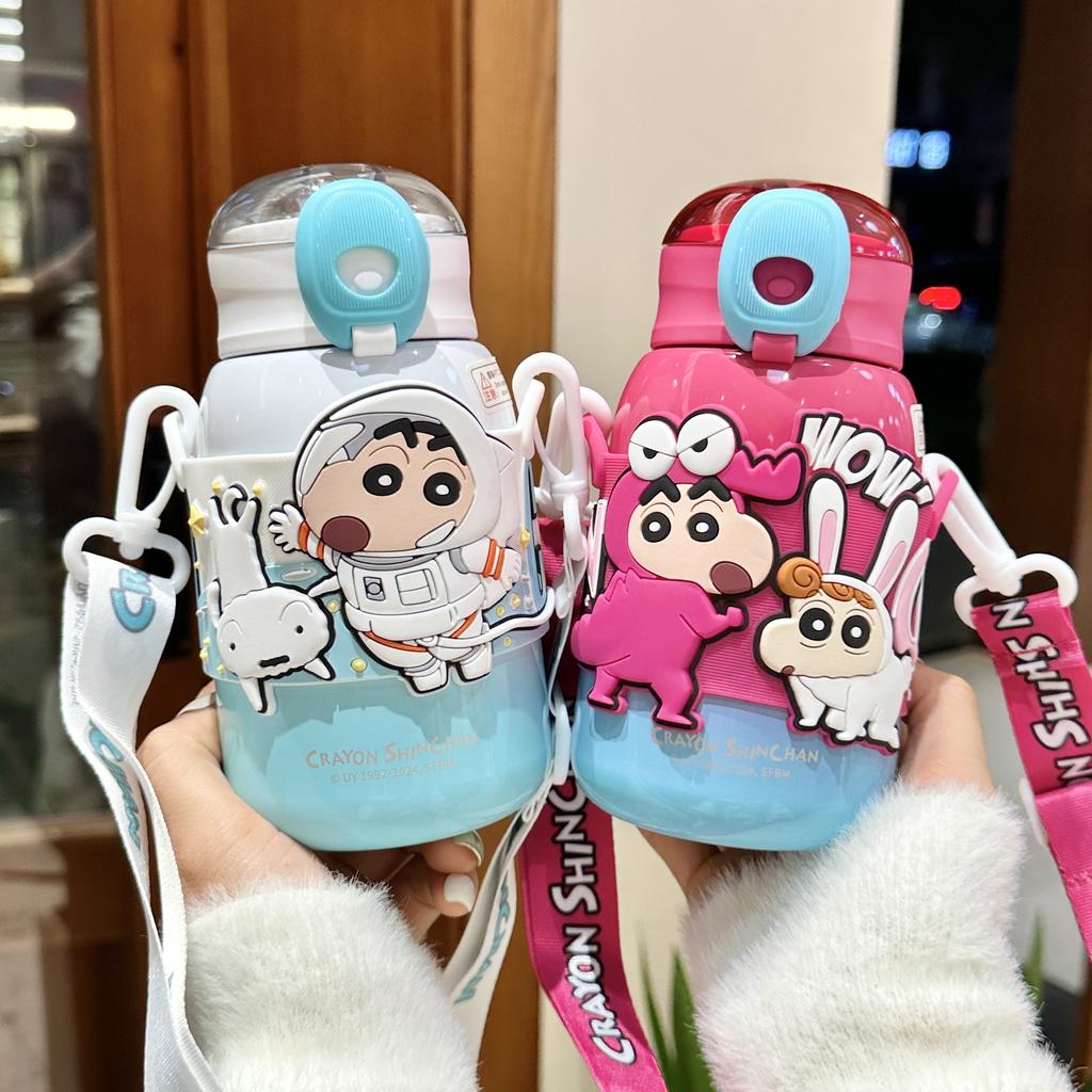 Children's Thermos Cup Students Go To School Special Water Cup Straw Cup Lovely Girl
