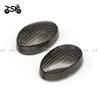 For Kawasaki Z650RS KLX125 KLX300 D-Tracker 250 2pcs Motorcycle Turn Signal Lens Indicator Lenses Cover Plastic For YAMAHA XT660