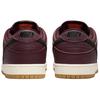 Nike SB Dunk Low Pro Burgundy Crush Unisex Sneakers Red Black-Mystic-Dates-Sail-Gum-Light-Brown-Safety-Orange IO2304-600